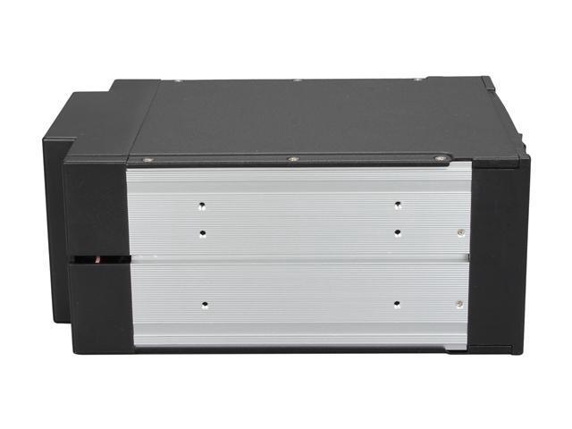 IStarUSA BPU-230SATA-BLACK 2x5.25" To 3x3.5" SAS/SATA 6.0 Gb/s Hot-Swap Cage - Black Tray