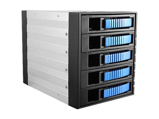 IStarUSA BPU-350HD-BLUE 3 X 5.25" To 5 X 3.5" 2.5" 12Gb/s HDD SSD Hot-swap Rack