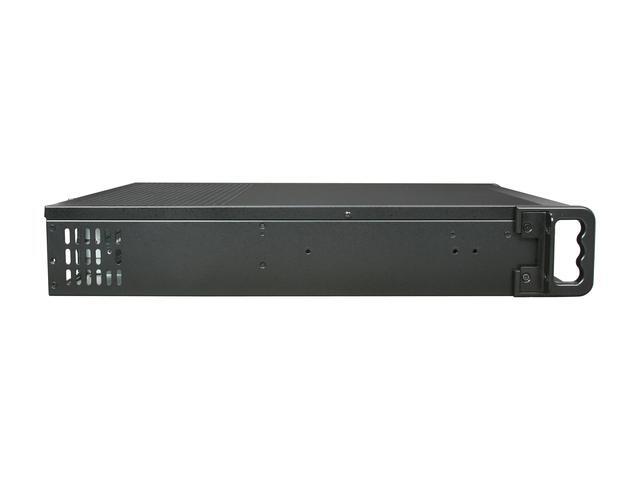 IStarUSA D-200 Black Material Of Front Bezel: Aluminum Alloy Material Of Handle: SECC Zinc-Coated Steel Material Of Main Chassis: 1.2mm SECC Zinc-Coated Steel (Japan Made) 2U Rackmount Compact Stylish Chassis - Black Bezel 2 Ext