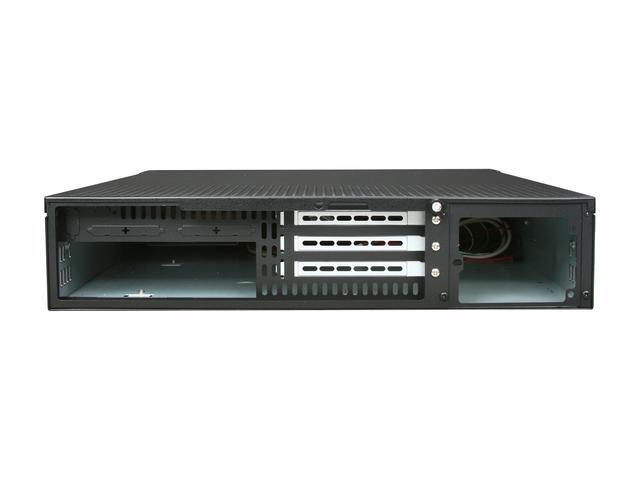IStarUSA D-200 Black Material Of Front Bezel: Aluminum Alloy Material Of Handle: SECC Zinc-Coated Steel Material Of Main Chassis: 1.2mm SECC Zinc-Coated Steel (Japan Made) 2U Rackmount Compact Stylish Chassis - Black Bezel 2 Ext