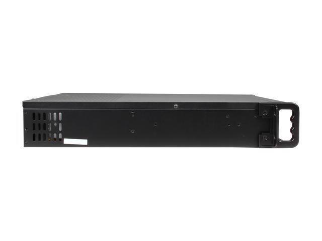 IStarUSA D-200-FS Black Aluminum / Steel 2U Rackmount Compact Stylish Chassis 1 External 5.25" Drive Bays