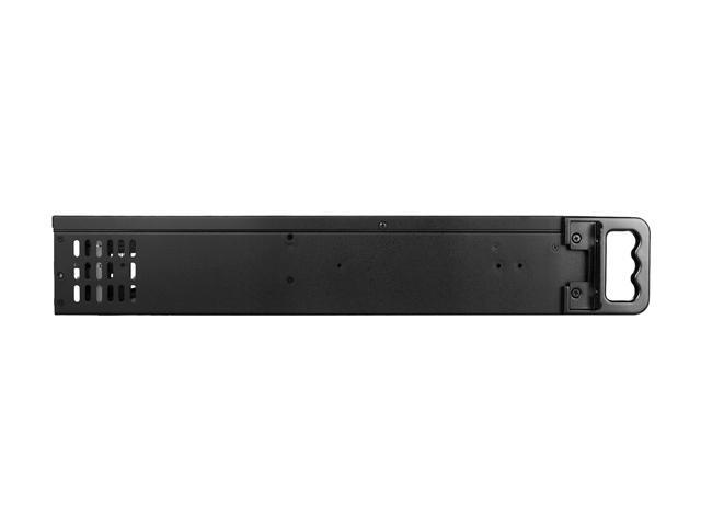 IStarUSA D-200SE Black Aluminum / Steel 2U Rackmount Compact Stylish Chassis 2 External 5.25" Drive Bays