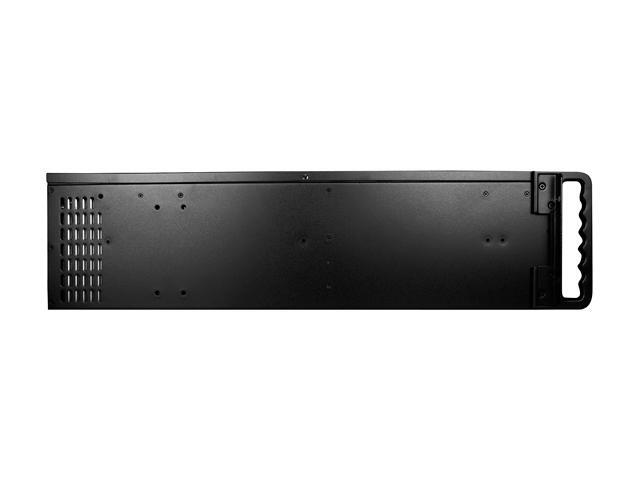 IStarUSA D-300SE Black Aluminum / Steel 3U Rackmount Compact Stylish Chassis 4 External 5.25" Drive Bays