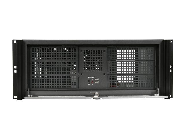 IStarUSA D-416-SILVER Metal/ Aluminum 4U Rackmount Compact Stylish Server Chassis 6 External 5.25" Drive Bays - OEM