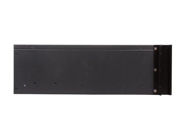 IStarUSA D313SEMATX-DE1BK Aluminum / Steel 3U Rackmount Compact Trayless Server Case - Black Bezel 1 External 5.25" Drive Bays