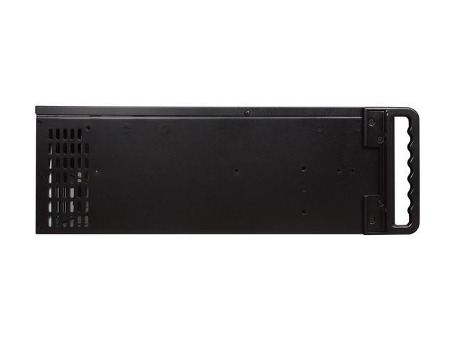 IStarUSA D400-6SE-BK 4U Rackmount Compact Stylish Server Chassis 6 External 5.25" Drive Bays - OEM