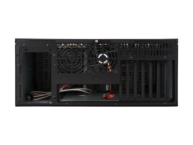 IStarUSA D400-6SE-BK 4U Rackmount Compact Stylish Server Chassis 6 External 5.25" Drive Bays - OEM