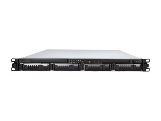 IStarUSA E1M4 Silver Heavy-duty SGCC Cold-rolled Steel (Main Chassis) 1U Rackmount 4-Bay Storage Server Chassis