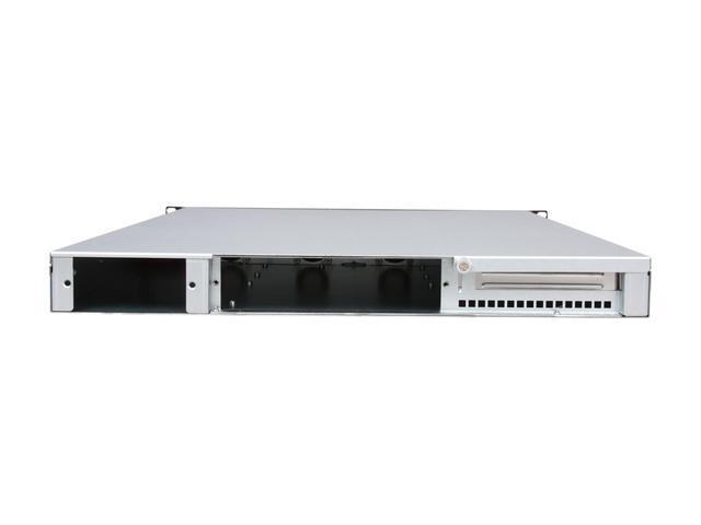 IStarUSA E1M4 Silver Heavy-duty SGCC Cold-rolled Steel (Main Chassis) 1U Rackmount 4-Bay Storage Server Chassis