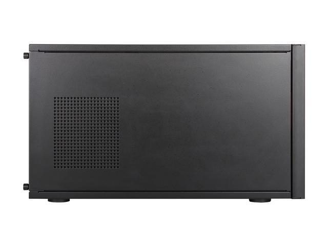 IStarUSA S-915 Black Aluminum / Steel Tower Compact Stylish Mini-ITX Tower 5 External 5.25" Drive Bays