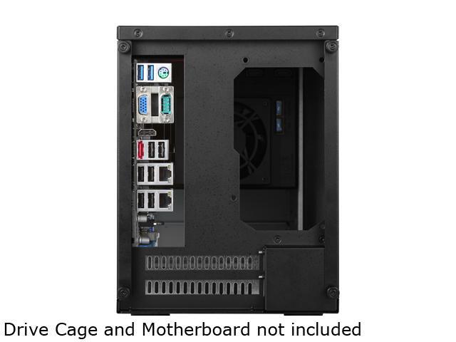 IStarUSA S-915 Black Aluminum / Steel Tower Compact Stylish Mini-ITX Tower 5 External 5.25" Drive Bays