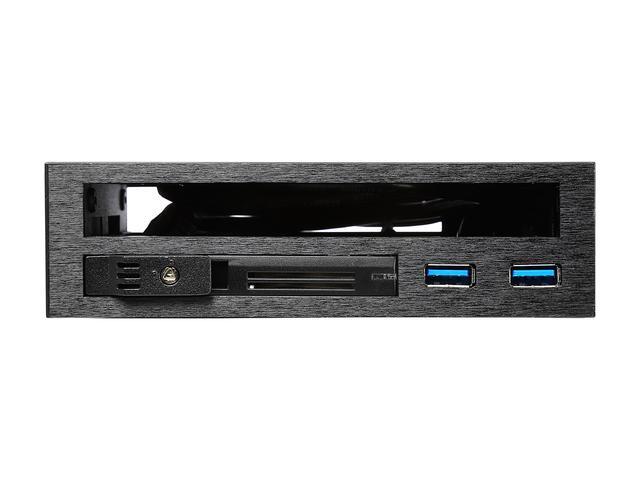 IStarUSA T-5K25TU-SA 5.25" To Slim ODD And 2.5" SATA 6Gb/s Trayless Hot-Swap Cage With USB 3.0