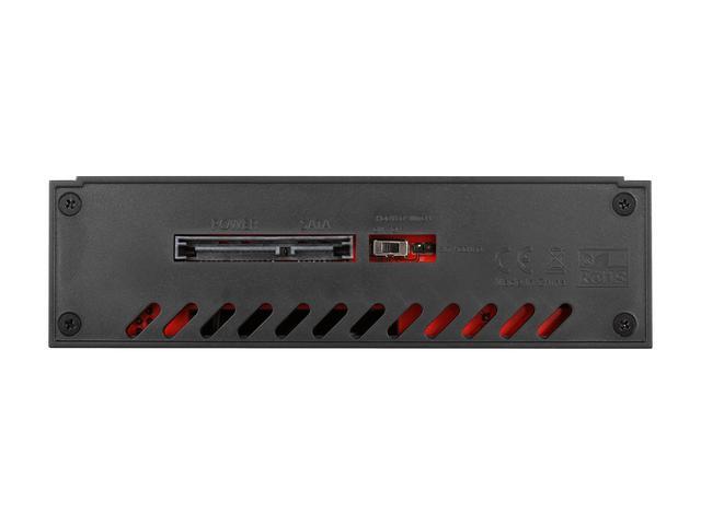 IStarUSA T-7M1-SA-BLACK 5.25" To 3.5" 2.5" SATA SAS 6 Gbps HDD SSD Hot-swap Rack
