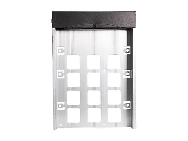 IStarUSA T-7M1HD-RED 5.25" To 3.5" 2.5" 12Gb/s HDD SSD Hot-swap Rack (Red Tray)
