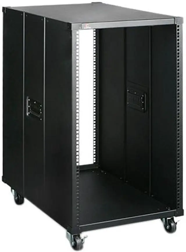 iStarUSA WD1880-D314MATX 18U 800mm Depth Simple Server Rack with 3U Compact Rackmount Chassis ATX Power Supply Compatible