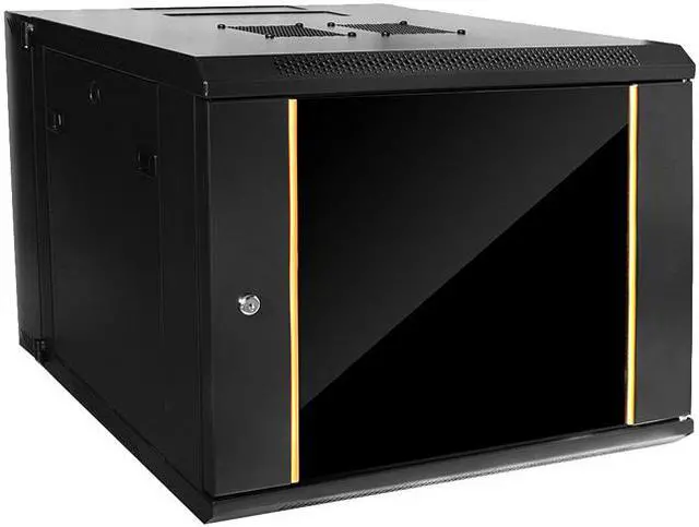 iStarUSA WMZ955-CM2U 9U 550mm Depth Swing-out Wallmount Server Cabinet with 2U Cable Management