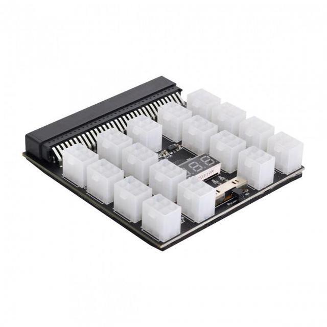 KAIBOXIXI 1200W Server PSU Power Supply Breakout Board Adapter With 17 Ports ATX 6 Pin For DPS-800GB 1200FB 1200QB