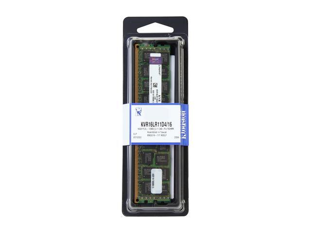 Kingston 16GB ECC Registered DDR3 1600 (PC3 12800) Server Memory Model KVR16LR11D4/16