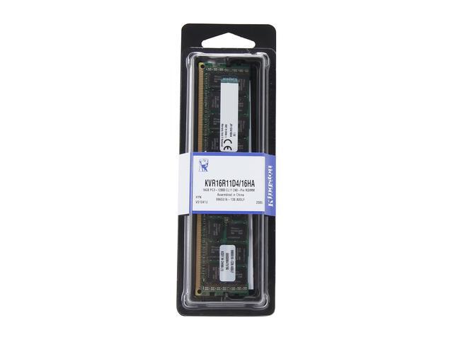 Kingston 16GB ECC Registered DDR3 1600 (PC3 12800) Server Memory (Server Hynix A) Model KVR16R11D4/16HA