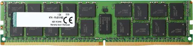 Kingston 16GB ECC Registered DDR4 2133 (PC4 17000) Server Memory Model KTH-PL421/16G