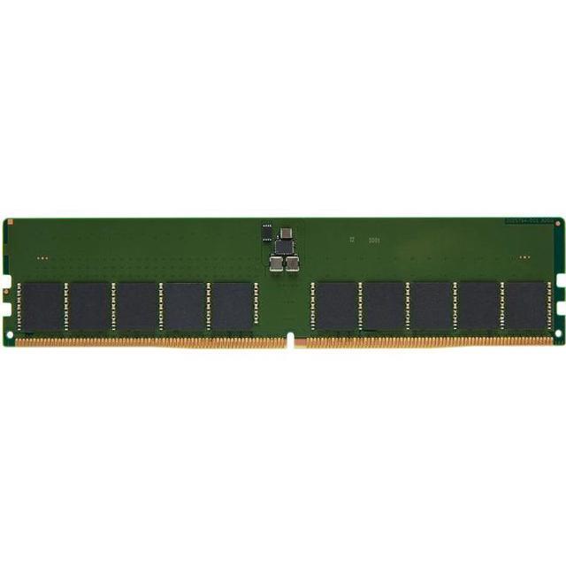 Kingston 32GB DDR5 SDRAM Memory Module - For Workstation - 32 GB - DDR5-4800/PC5-38400 DDR5 SDRAM - 4800 MHz Dual-rank Memory - CL40 - 1.10 V - ECC - Unbuffered - 288-pin - DIMM - KTD-PE548E-32G