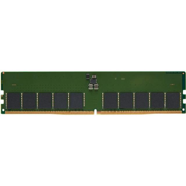Kingston 32GB DDR5 SDRAM Memory Module - For Workstation - 32 GB - DDR5-4800/PC5-38400 DDR5 SDRAM - 4800 MHz Dual-rank Memory - CL40 - 1.10 V - ECC - Unbuffered - 288-pin - DIMM - KTH-PL548E-32G