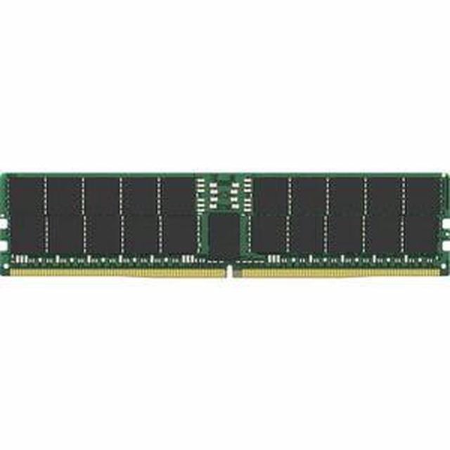 Kingston 64GB DDR5 SDRAM Memory Module - For Compute Module Server Desktop PC - 64 GB - DDR5-4800/PC5-38400 DDR5 SDRAM - 4800 MHz - CL40 - 1.10 V - ECC - Registered - 288-pin -DIMM - KTH-PL548D4-64G