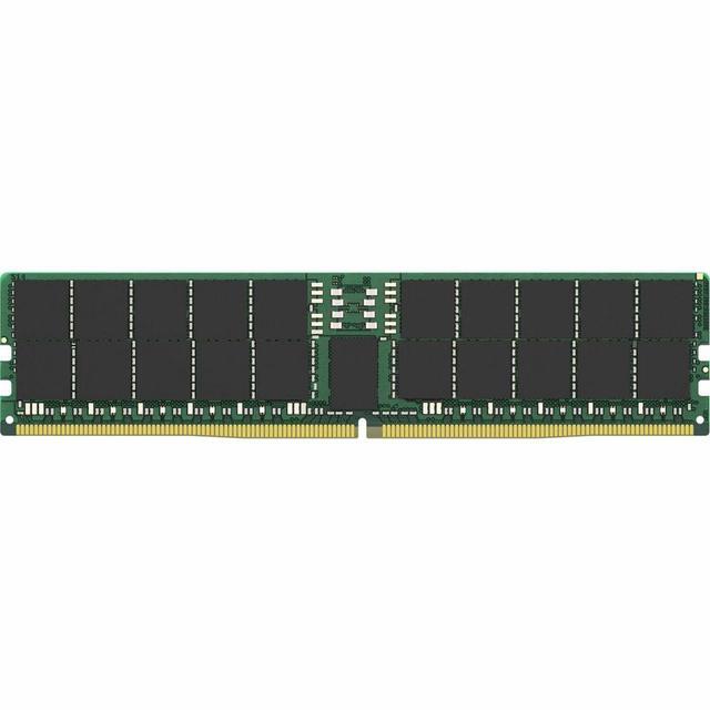 Kingston 64GB DDR5 SDRAM Memory Module - For Compute Module Server Desktop PC - 64 GB - DDR5-4800/PC5-38400 DDR5 SDRAM - 4800 MHz - CL40 - 1.10 V - ECC - Registered - 288-pin -DIMM - KTH-PL548D4-64G