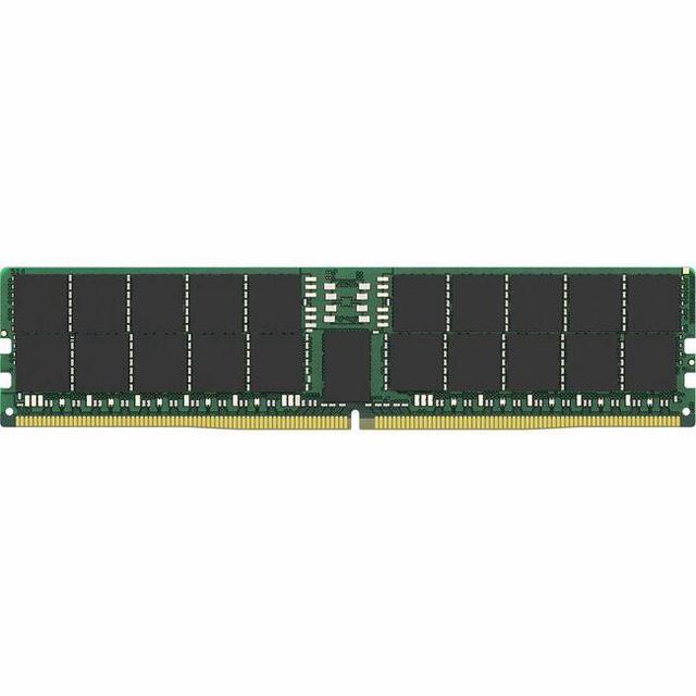 Kingston 64GB DDR5 SDRAM Memory Module - For Compute Module Server Desktop PC - 64 GB - DDR5-4800/PC5-38400 DDR5 SDRAM - 4800 MHz - CL40 - 1.10 V - ECC - Registered - 288-pin -DIMM - KTH-PL548D4-64G