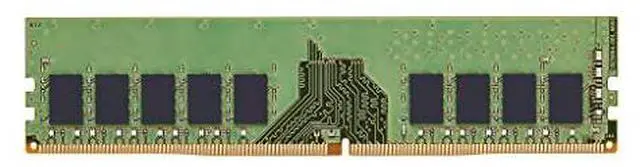 Kingston 8GB DDR4 SDRAM Memory Module - For Workstation - 8 GB - DDR4-3200/PC4-25600 DDR4 SDRAM - 3200 MHz - CL22 - 1.20 V - Retail - ECC - Unbuffered - 288-pin - DIMM - KTH-PL432E/8G