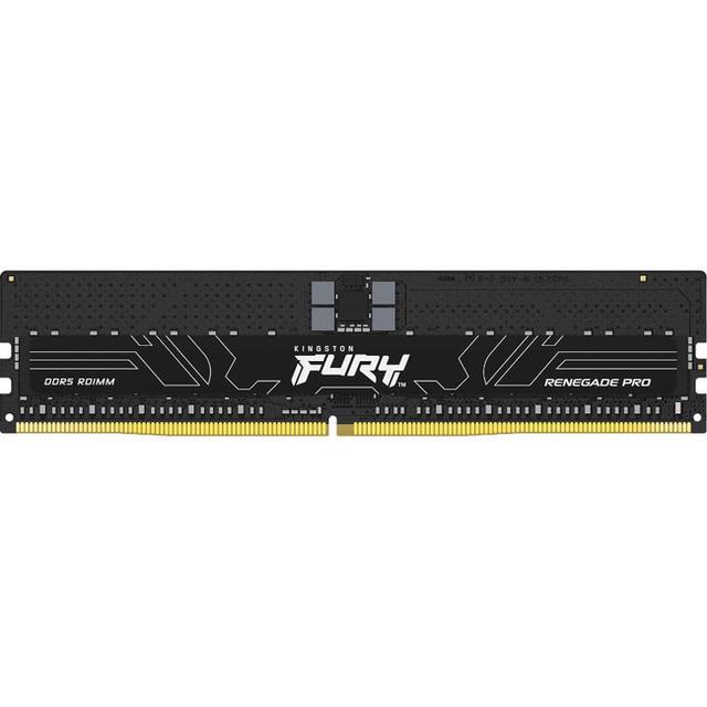 Kingston FURY Renegade Pro 128GB (4 X 32GB) DDR5 SDRAM Memory Kit - 128 GB (4 X 32GB) - DDR5-6400/PC5-51200 DDR5 SDRAM - 6400 MHz Single-rank Memory - CL32 -1.40 V- ECC - Registered - KF564R32RBK4-128