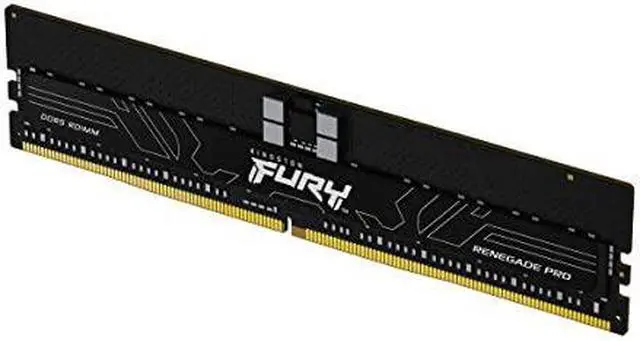 Kingston FURY Renegade Pro 256GB (8 x 32GB) DDR5 RDIMM Memory Kit - For Desktop PC Workstation - 256 GB (8 x 32GB) - DDR5-4800/PC5-38400R DDR5 RDIMM - 4800 MHz - CL36 - 1.10 V - ECC- KF548R36RBK8-256