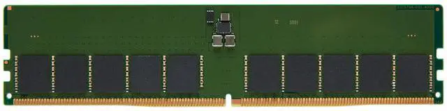 Kingston KSM56E46BD8KM-32HA Server Premier 32GB DDR5 SDRAM Memory Module - For Server - 32 GB - DDR5-5600/PC5-44800 DDR5 SDRAM - 5600 MHz - CL46 - 1.10 V - On-die ECC - Unbuffered - 288-pin - DIMM