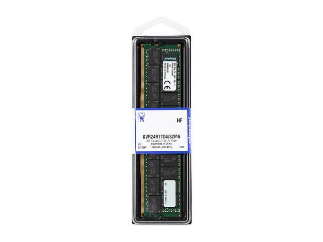 Kingston ValueRAM 32GB (1 X 32GB) DDR4 2400 RAM (Server Memory) ECC Reg Micron A DIMM (288-Pin) KVR24R17D4/32MA
