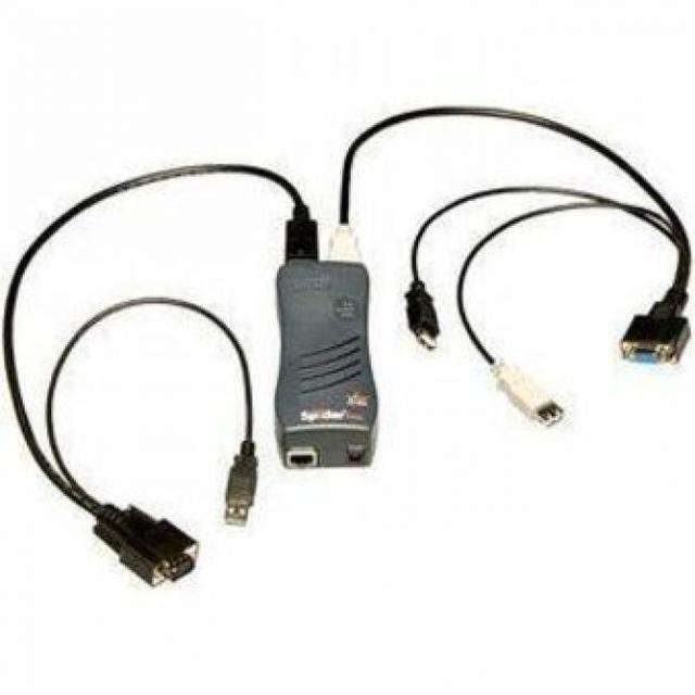 Lantronix SpiderDuo KVM Switchbox - 1 Computer(s) - 1 Local User(s) - UXGA - 1600 X 1200 - 1 X Network (RJ-45) - 1 X USB1 X VGA