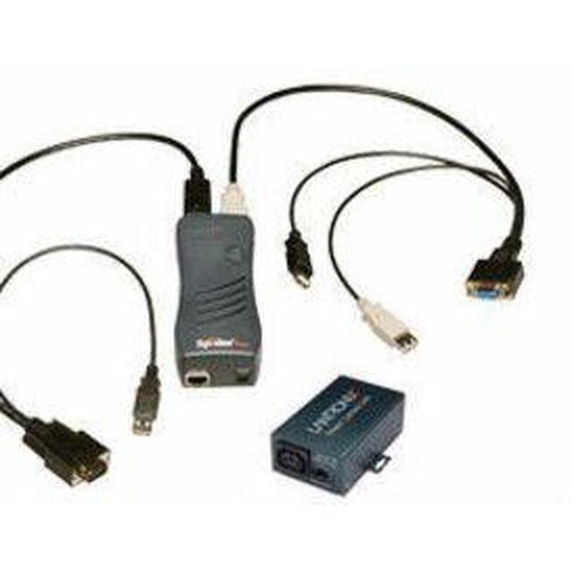 Lantronix SpiderDuo KVM Switchbox - 1 Computer(s) - 1 Local User(s) - UXGA - 1600 X 1200 - 1 X Network (RJ-45) - 1 X USB1 X VGA