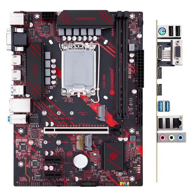 LGA1700 H610M PLUS Motherboard M-ATX DDR4 Support Intel LGA 1700 CPU 12100F 12400F 12490F 12600F 12700F 13600F