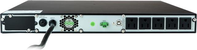 Liebert PSI5 UPS - 1000VA 900W 120V 1U Line Interactive AVR Rack Mount Sine Wave UPS 0.9 Power Factor Uninterruptible Power Supply(Battery Backup) With Surge Protection (PSI5-1000RM1201U)