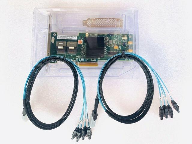 LSI 9211-8i 6G SAS HBA FW:P20 IT Mode ZFS FreeNAS UnRAID 2* SFF-8087 SATA US