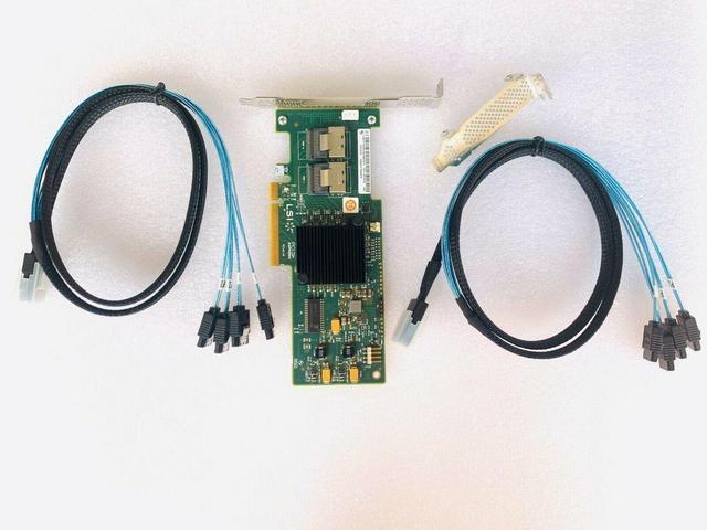 LSI 9211-8i 6G SAS HBA FW:P20 IT Mode ZFS FreeNAS UnRAID 2* SFF-8087 SATA US