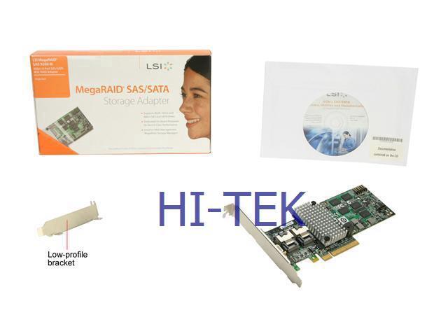Lsi 9260-8I Logic Megaraid 92608I 8Port Pci Express X8 512Mb Sas Raid Controller Card