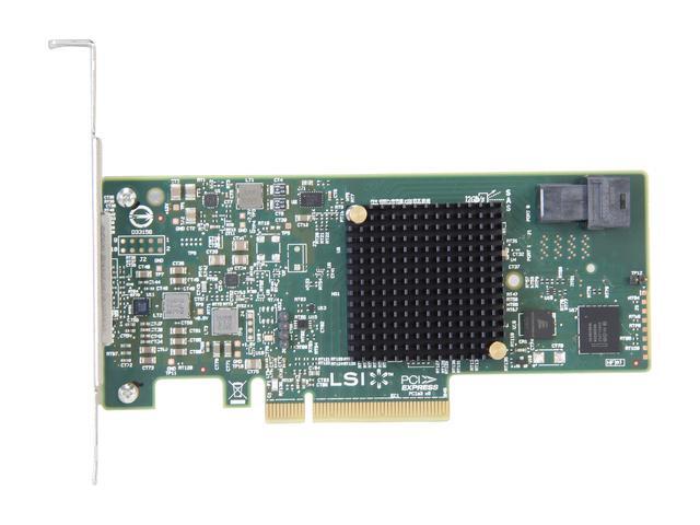 LSI 9300-4i PCI-Express 3.0 SATA / SAS 4-Port SAS3 12Gb/s HBA - Single Avago Technologies