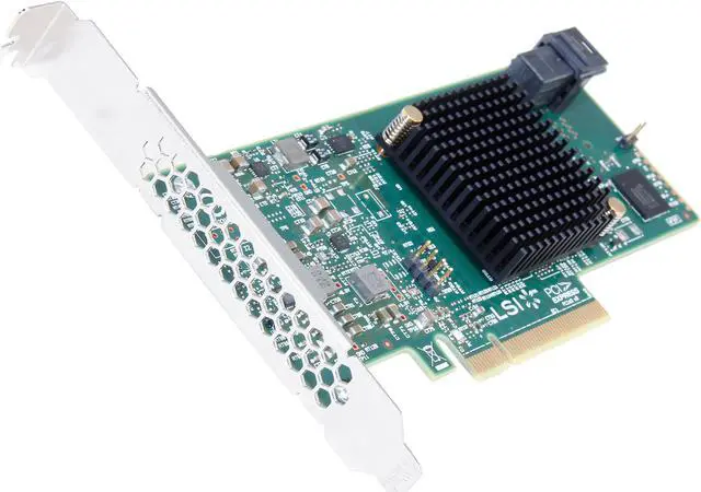 LSI 9300-4i PCI-Express 3.0 SATA / SAS 4-Port SAS3 12Gb/s HBA - Single Avago Technologies