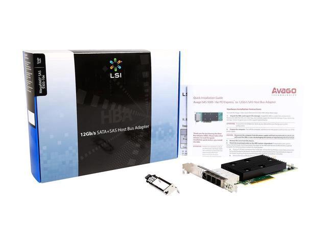 LSI 9305-16e X8 Lane PCIe 3.0 Low Profile SAS SAS 9305 12 Gb/s SAS Host Bus Adapter