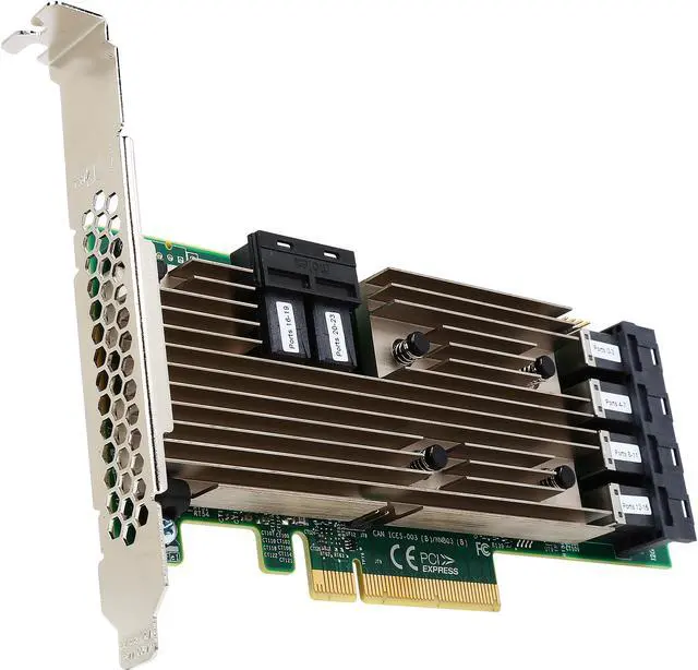 LSI 9305-24i x8 lane PCIe 3.0 Full Height SAS SAS 9305 12 Gb/s SAS Host Bus Adapter