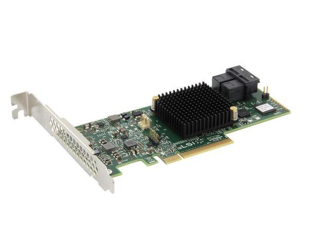 LSI 9341 MegaRAID SAS 9341-8i (LSI00407) PCI-Express 3.0 X8 Low Profile SATA / SAS High Performance Eight-Port 12Gb/s RAID Controller (Single Pack) Avago Technologies