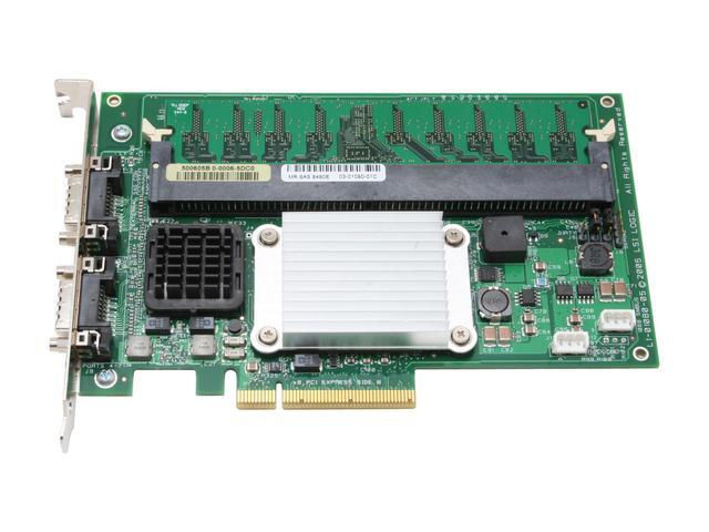 LSI LSI00049 PCI Express SATA / SAS MegaRAID 8480E 8 Port 3G 256MB