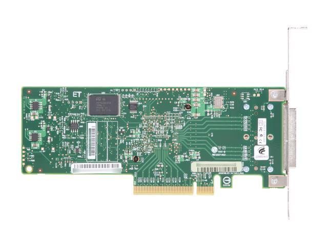 LSI LSI00188 PCI Express Low Profile Ready SATA / SAS 9200-8e Controller Card (Single Pack) Avago Technologies