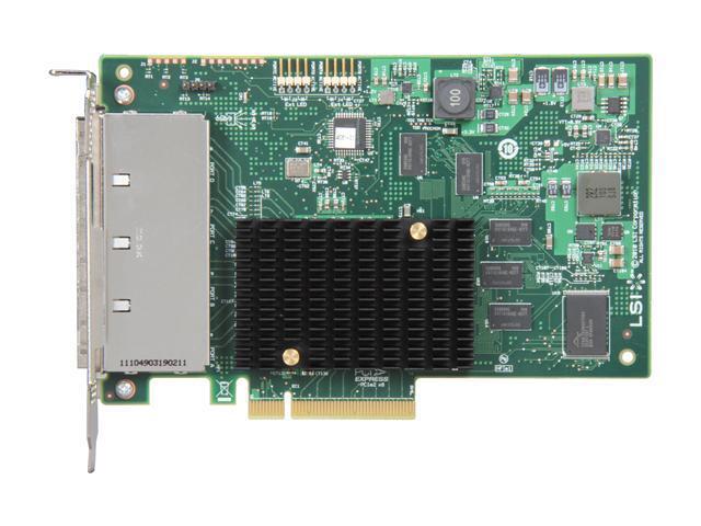 LSI LSI00276 PCI-Express 2.0 X8 SATA / SAS 9201-16e Host Bus Adapter Single Pack Avago Technologies