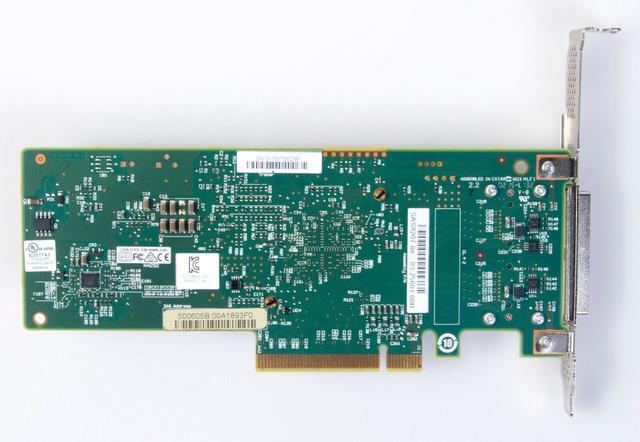 LSI LSI00300 (9207-8e) PCI-Express 3.0 X8 Low Profile SATA / SAS Host Controller Card Avago Technologies